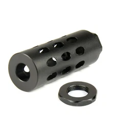 Muzzle Brake Compensator  9/16x24 TPI w/ Jum Nut for .40 .350