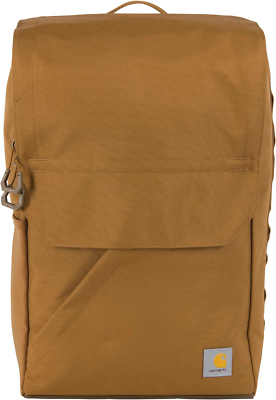 Stylish 21L Water-Resistant Top-Load Backpack with Laptop Sleeve - Brown |  eBay