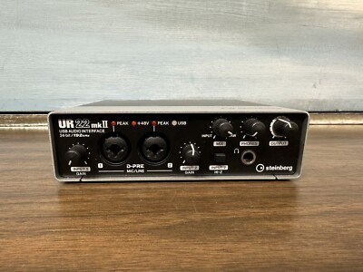Steinberg UR22 MKII 2x2 USB Audio Interface Untested Not Power