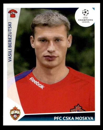 Panini Champions League 2009-2010 Vasili Berezutski PFC CSKA Moskva No. 93
