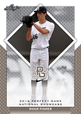 10-Count Lot Hugh Fisher 2016 Leaf Perfect Game NIKE All-American Rookies