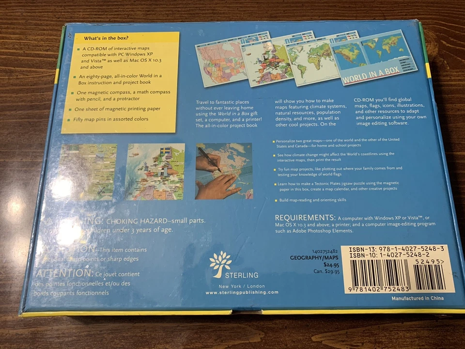 World in a Box Create Your Own Personalized Maps of the World *New* - Image 4 of 4