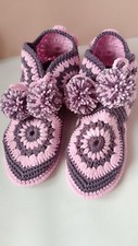 Crochet Slippers Handmade