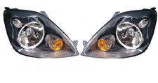 SET 2 FARO FANALE PROIETTORE ANTERIORE PER FORD FIESTA 06 08 REGOLAZIONE ELETT