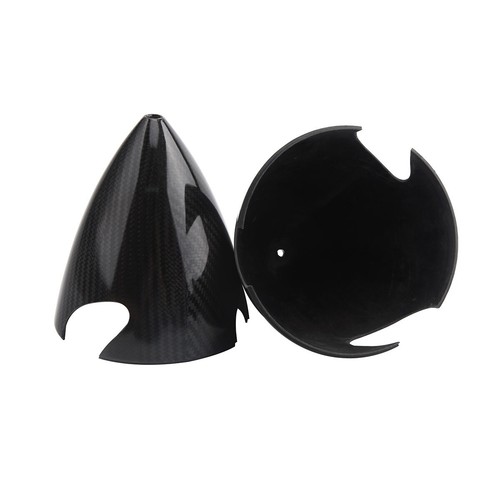 3.75in/95mm Carbon Fiber Spinner 3 Blade For Gas RC Airplane - Picture 15 of 19
