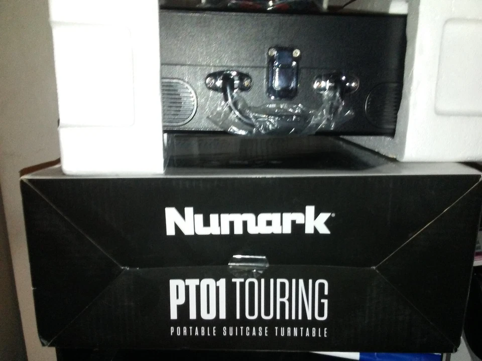 Numark PT01 Touring Portable Suitcase Turntable Rechargable w/ Built in Speakers - Image 3 of 4