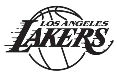 LA Lakers logo NBA Vinyl Decal Window Laptop Any Size Any Color