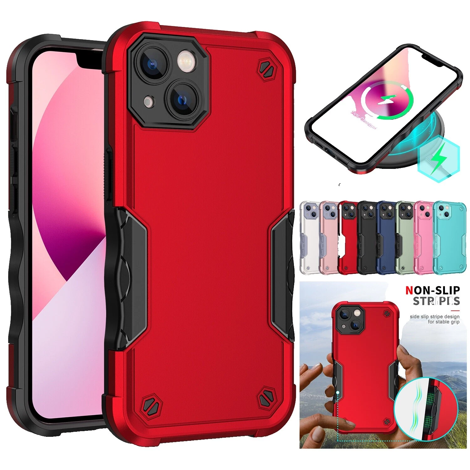 Rugged Hybrid Cases for Apple iPhone 8