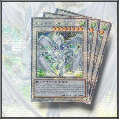 YuGiOh STARDUST DRAGON x3 QUARTER CENTURY RARE | TN23-EN016 YUSEI'S CARD | eBay YuGiOh STARDUST DRAGON x3 QUARTER CENTURY RARE | TN23-EN016 YUSEI'S CARD | eBay
