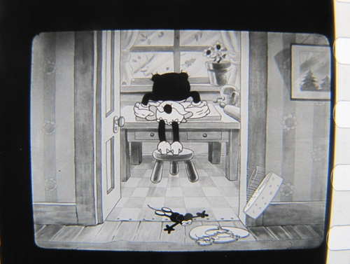 1933 Orig CUBBY BEAR Harman & Ising 35mm EARLY Cartoon Film Movie on 11" reel - Picture 1 of 24