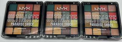 3PK NYX Ultimate Color Palette ~ Paradise Shock USPRO2 ~ NEW ~ FAST SHIP
