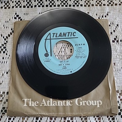 Ben E. King & AWB 45 RPM - Get It Up (Stereo)/(Mono) - Atlantic 3402  PROMO 1977