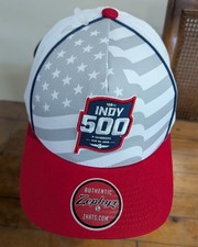 Indy 500 2025 Americana White Trucker Hat Zephyr Snapback 109th Running NWT