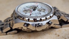 Breitling Bentley GT Watch 45mm Automatic Steel White Dial Chronograph A13363 7