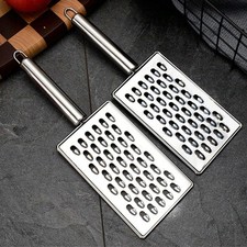 Stainless Steel Cheese Grater Zester Handheld Food Fruits Vegetable Shredder UK