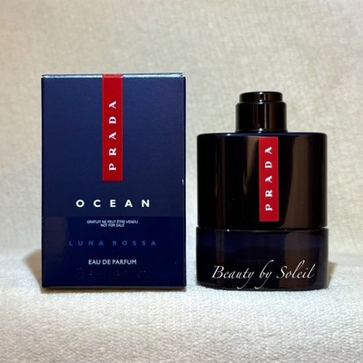 Prada Luna Rossa Ocean Eau de Parfum EDP MINI Splash Dabber .3oz