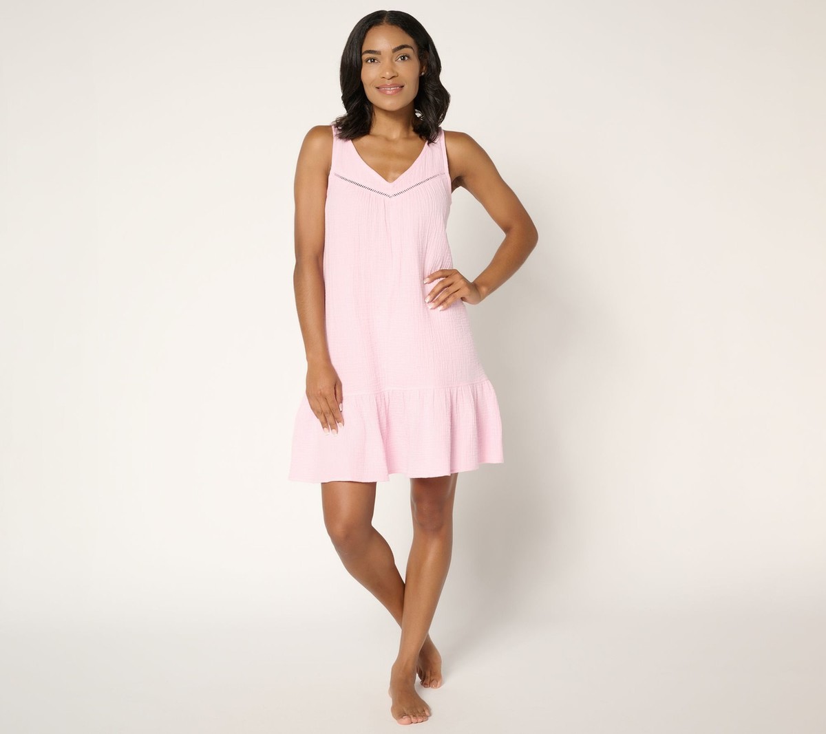 white christmas dresses Ethel Cotton Loungewear Dress