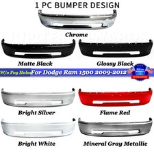 1-piece Steel Front Bumper Face Bar For Dodge Ram Pickup 1500 2009-2012 1-piece Steel Front Bumper Face Bar For Dodge Ram Pickup 1500 2009-2012