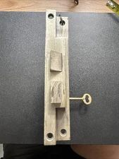 New Old Stock Rabbeted Passages Mortise Lock w/ Working Key 4-1/4” X 3-5/16”