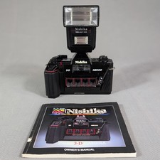 Nishika N8000 35mm Quadrascopic Stereo 3D Lenticular Camera - Untested