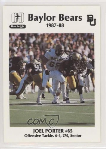 1987-88 Baylor Bears Joel Porter