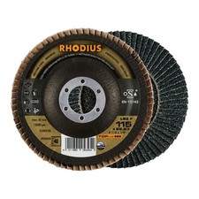 RHODIUS TOPline LSZ F EXTENDED Fächerschleifscheibe 115 x 22,23 mm K40 10 Stk