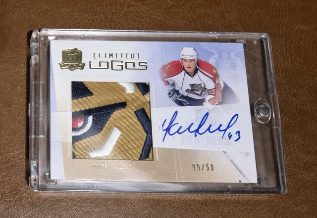 2009-10 UD The Cup Dmitry Kulikov Likited Logos /50 Auto Eye Patch