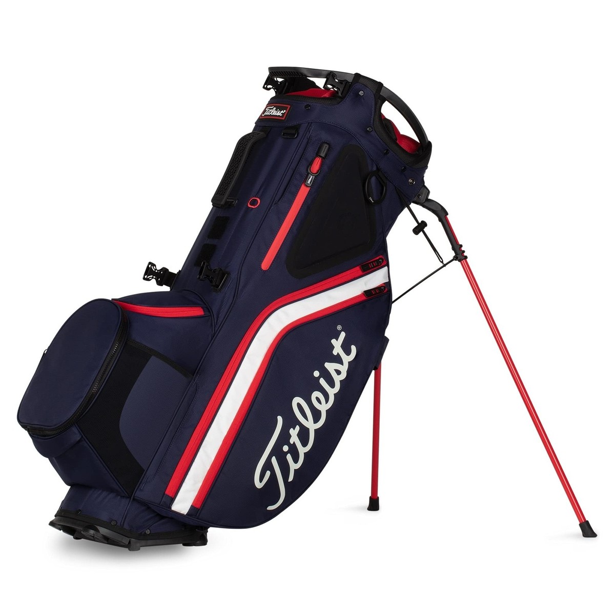 Titleist - Hybrid 14 Golf Bag Prior Season Navy/White/Red