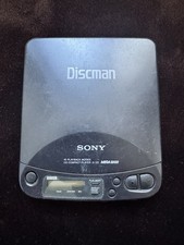 Sony Discman D-121 tragbarer CD-Player Mega Bass 1bit DAC Grau