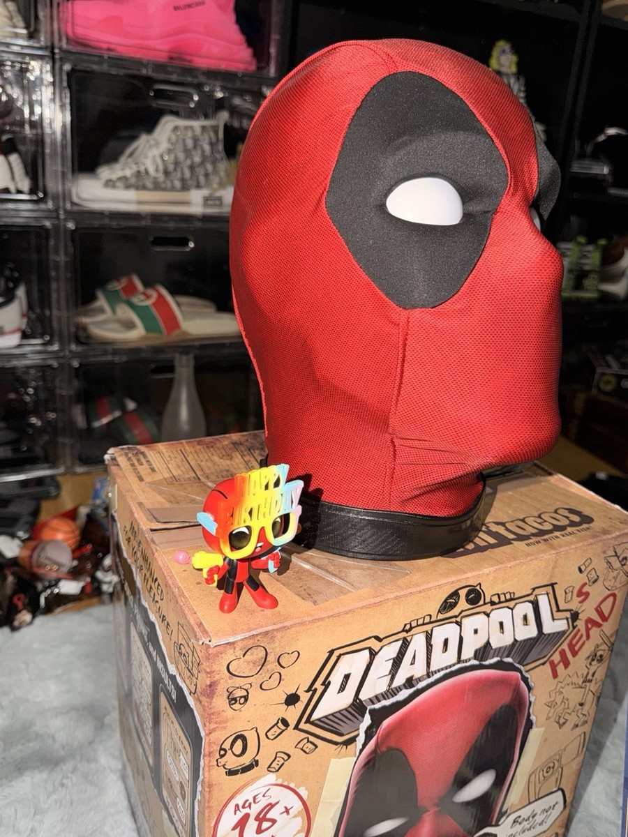 デッドプール　ヘッド deadpool head MARVEL DEADPOOL ELECTRONIC INTERACTIVE HEAD PROP | eBay