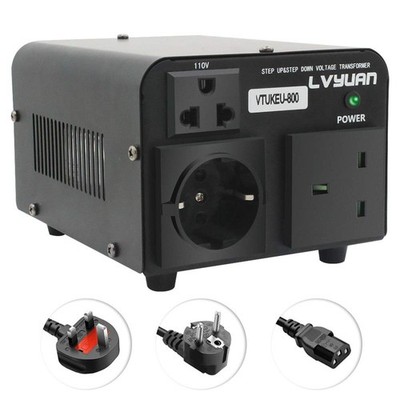 800W Spannungswandler LVYUAN 220V/110V Step Up Step Down Wandler UK/EU/US
