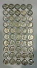 Lot of 50 90% silver 1960~1963 circulated Roosevelt dimes $5.00 face value