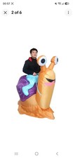  INFLATABLE SNAIL  COSTUME FOR  EARLY TEEN TO ADULT HALLOWEEN PARTY FUNNY 