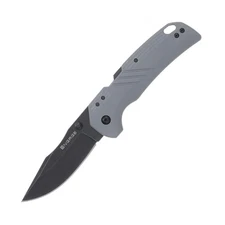 Cold Steel Engage ATLAS Lock 3.12" Black Stonewash AUS-10A Gray G-10