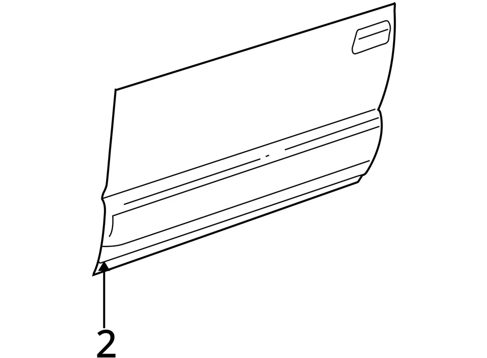 SE ADAPTA AL PANEL SONOMA CHEVROLET GMC S10 2000-2005 - FRT S/D OTR 15135026 - NUEVO OEM Foto 3 de 3