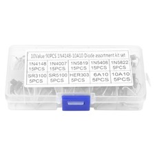 90x 10 Values Rectifier Diode Assortment Electronic Kit 1N4148-10A10❀