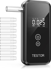 Breathalyzer,Portable Breathalyzers for Alcohol with 8 Mouthpieces  High Accura