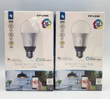 💡2-Pack TP-Link Smart Wi-Fi LED Color Changing Light Bulb (New | NIB | Sealed)