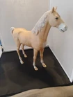 Vintage Johnny West Thunderbolt Palomino Horse Action Figure 1960s Marx