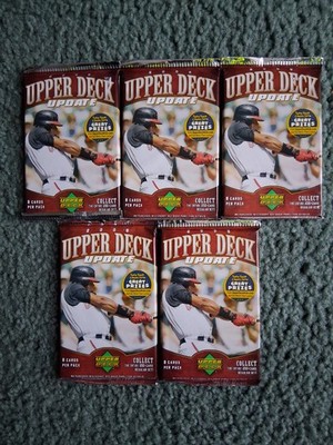 (5)2006 UPPER DECK BASEBALL SERIES 3 UPDATE PACK LOT FROM SEALED BOX **RARE**