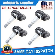 Set 4 Sensore Pressione Pneumatici TPMS per Acura TLX 433MHz 42753-T6N-A01 #rt