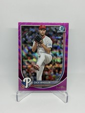 2025 Bowman Chrome - Zack Wheeler #72 - Fuschia Wave Refractor /299