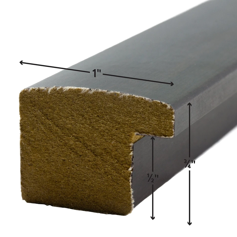 Marco de póster/foto Craig Frames 232477781624AC de 1 pulgada de ancho en madera lisa Foto 3 de 4