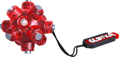 RISK RACING 00105 STKR Magnetic LED Light Mine Compact Flashlight