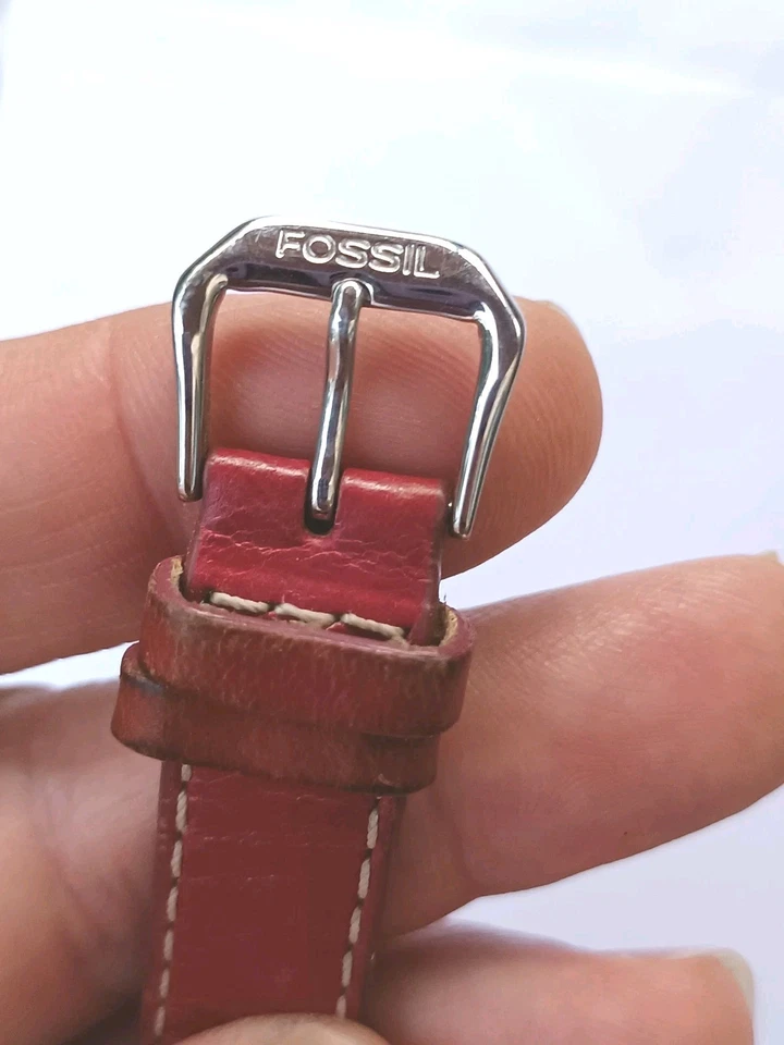 Correa de puño original de cuero genuino Fossil para dama Foto 4 de 4