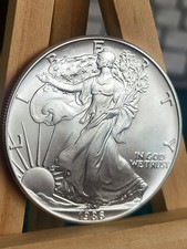 1986 1oz American Silver Eagle  Genuine Coin FIRST YEAR OF ISSUE VERY RARE (4)