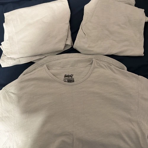 Underdog Hemp T-shirt Mens XL Duraflow Bamboo Organic Cotton Tee 3 Pack image 3