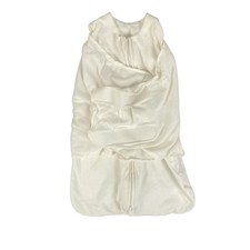 HALO SleepSack 3-Way Adjustable Baby Swaddle Cotton Cream 0-3 Months Newborn