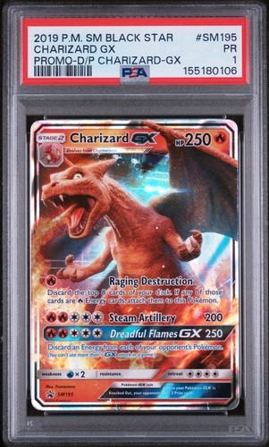 Charizard-GX graded PSA 1 for sale on eBay