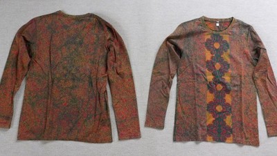 Unique long shirt, designed by an artist from Gambia